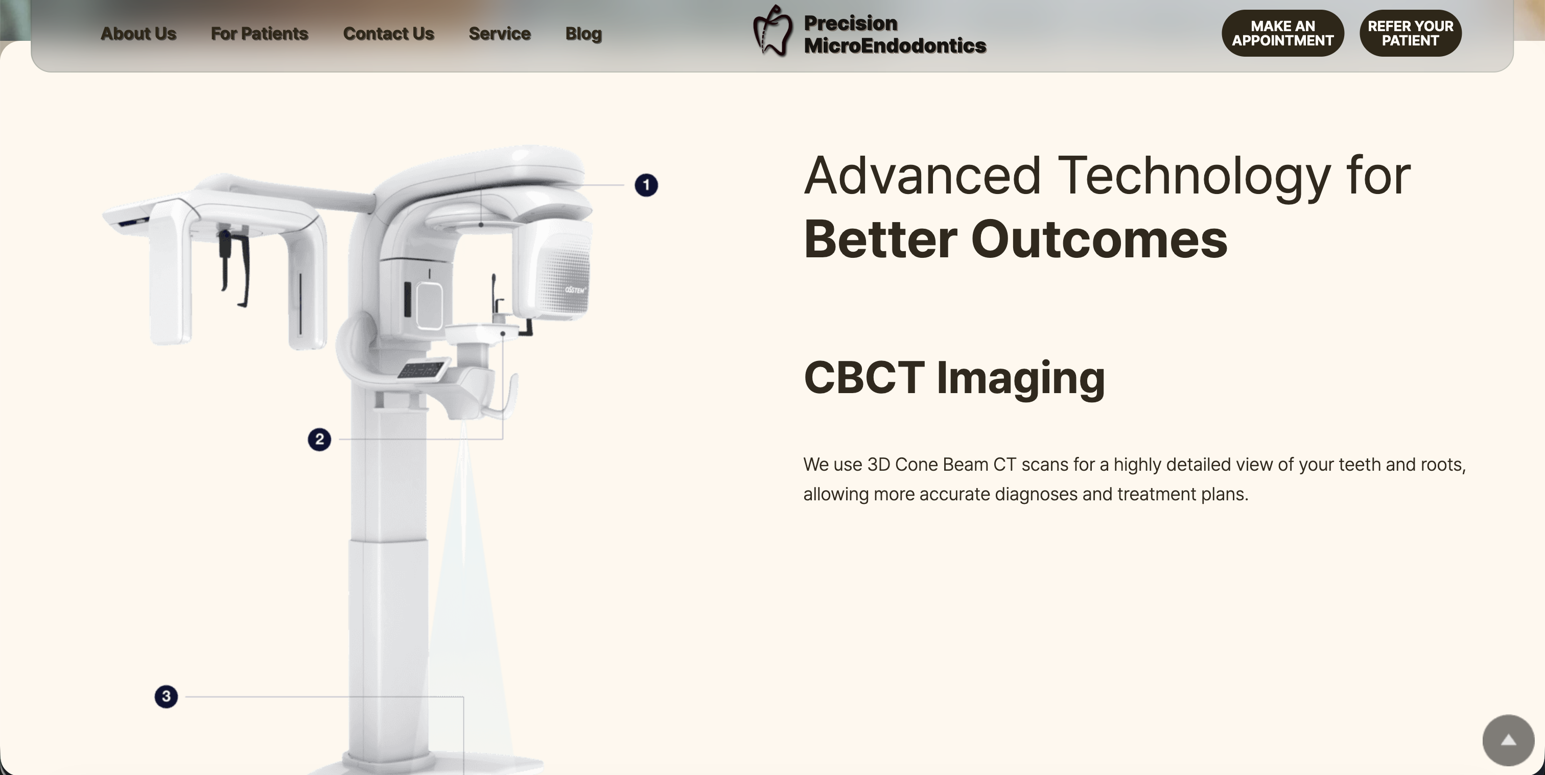 precisionrct.com 서브 페이지